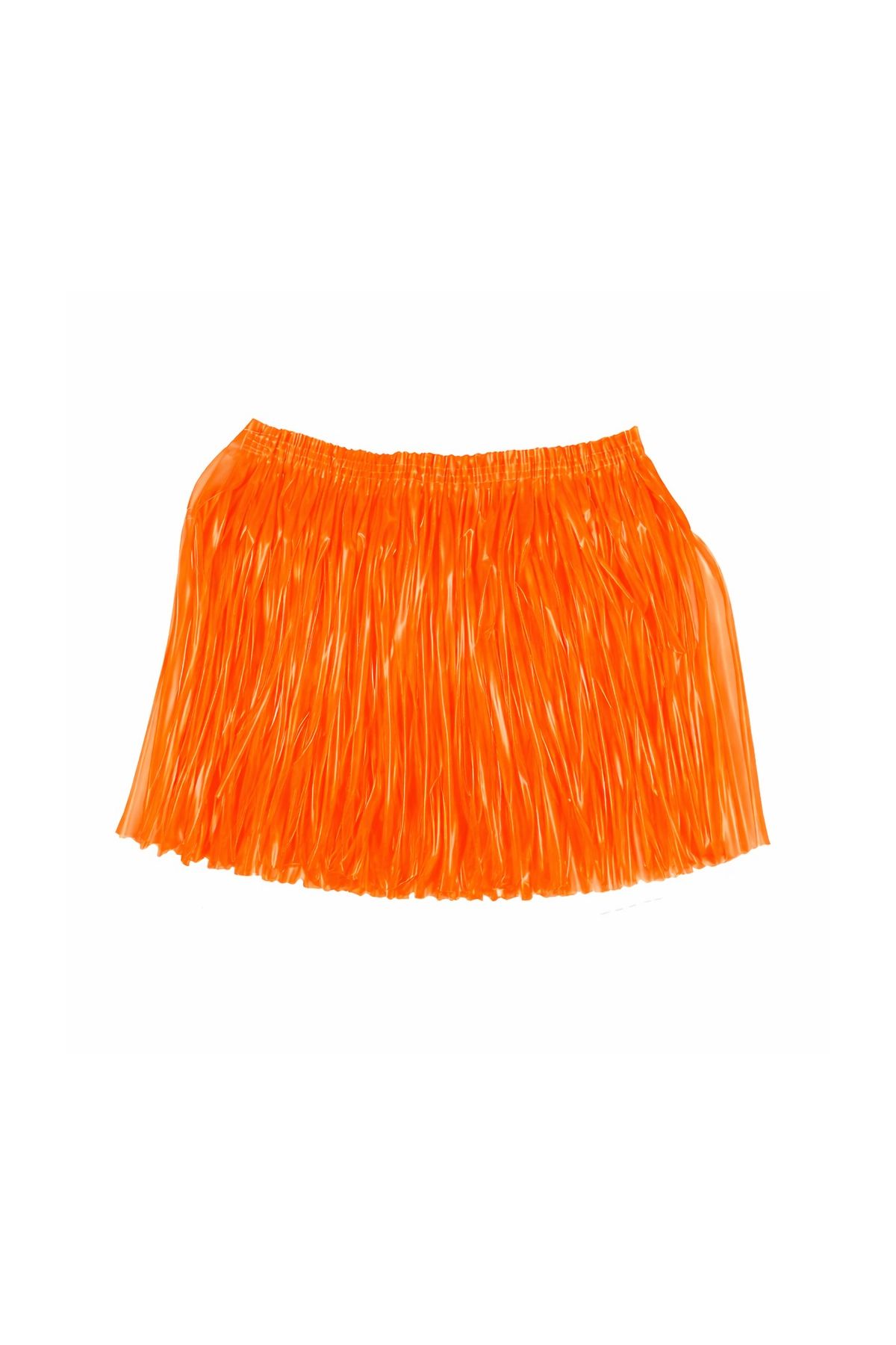 Neon Turuncu Hawaii Parti Eteği 40 cm