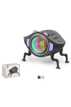 Bluetooth Masaüstü Hoparlör Robot Tasarimli Fm Rgb CC2A