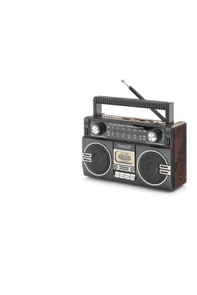 Bluetooth Nostaljik Fm Radyo Usb Tf Aux Taşınabilir Hoparlör - Kahverengi FX2509B
