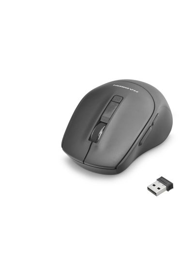  Kablosuz Mouse 600/1600 Dpi - Si̇yah HDX3408