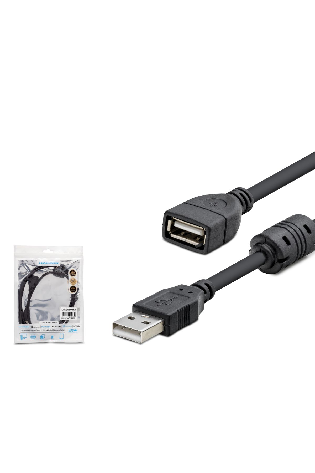 Usb Uzatma Kablosu 1.5 M - Si̇yah  HDX7533