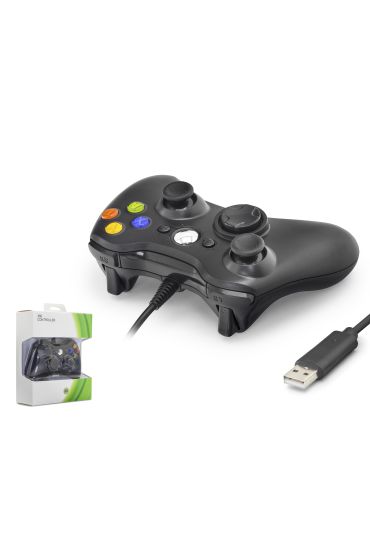 Gamepad Pc Xbox 360 Uyumlu Kablolu - Siyah ND506B