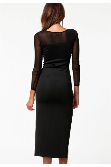 TP100775 Uzun Kısa Moda Elbise