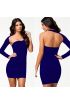 TP100833 Asimetrik Mini Elbise