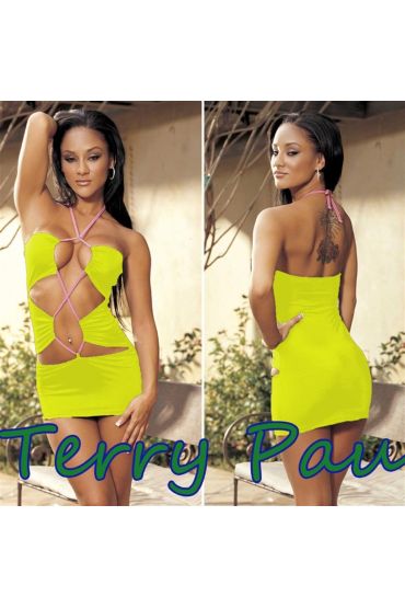 TP100753 Cris Cross Mini Elbise