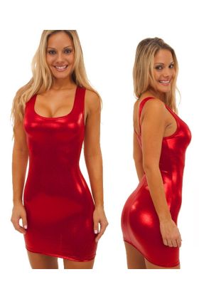 TP100710 Lame Mini Elbise