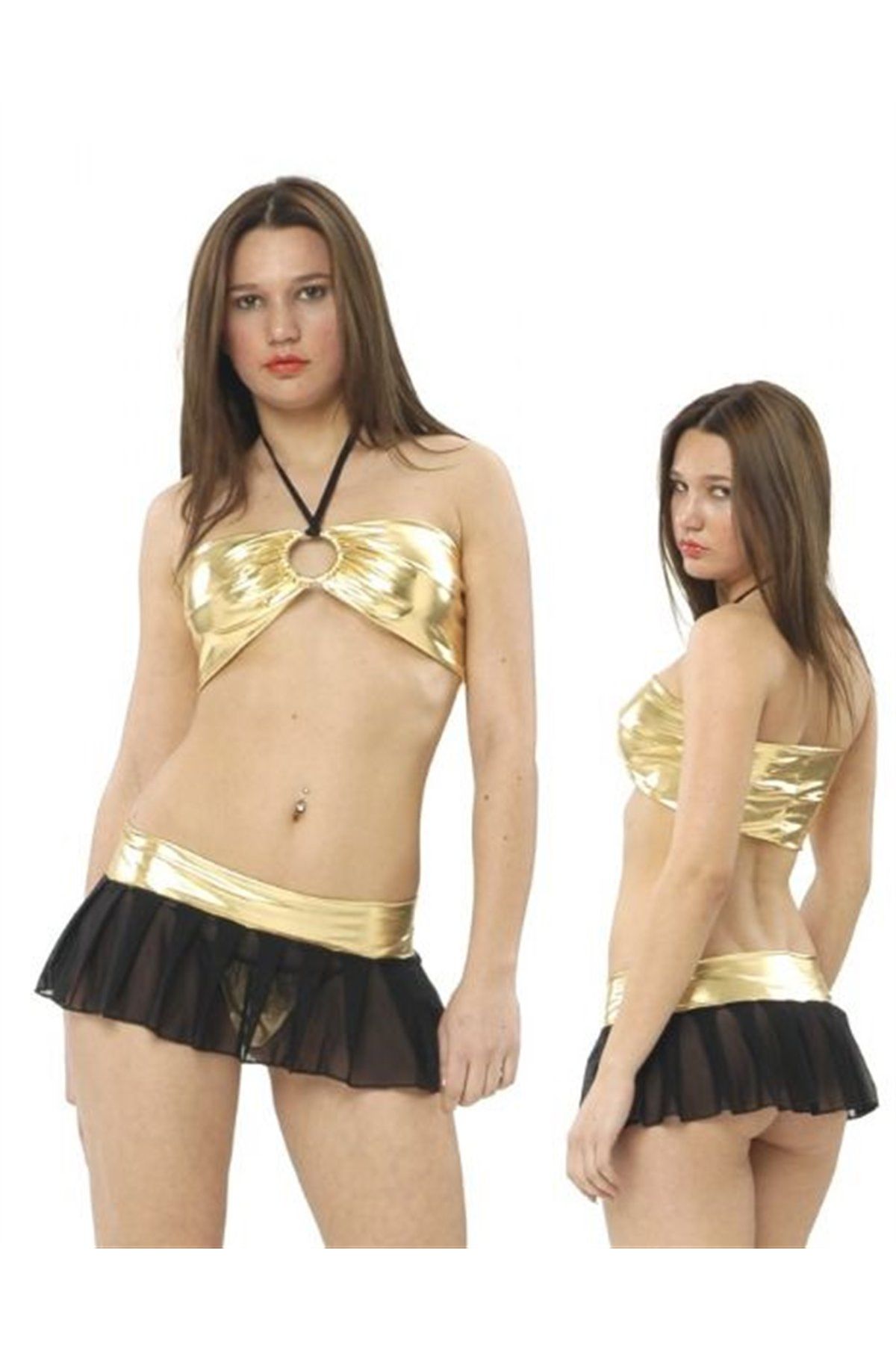 TP091241 Transparan Etek ve Büstiyer Takım