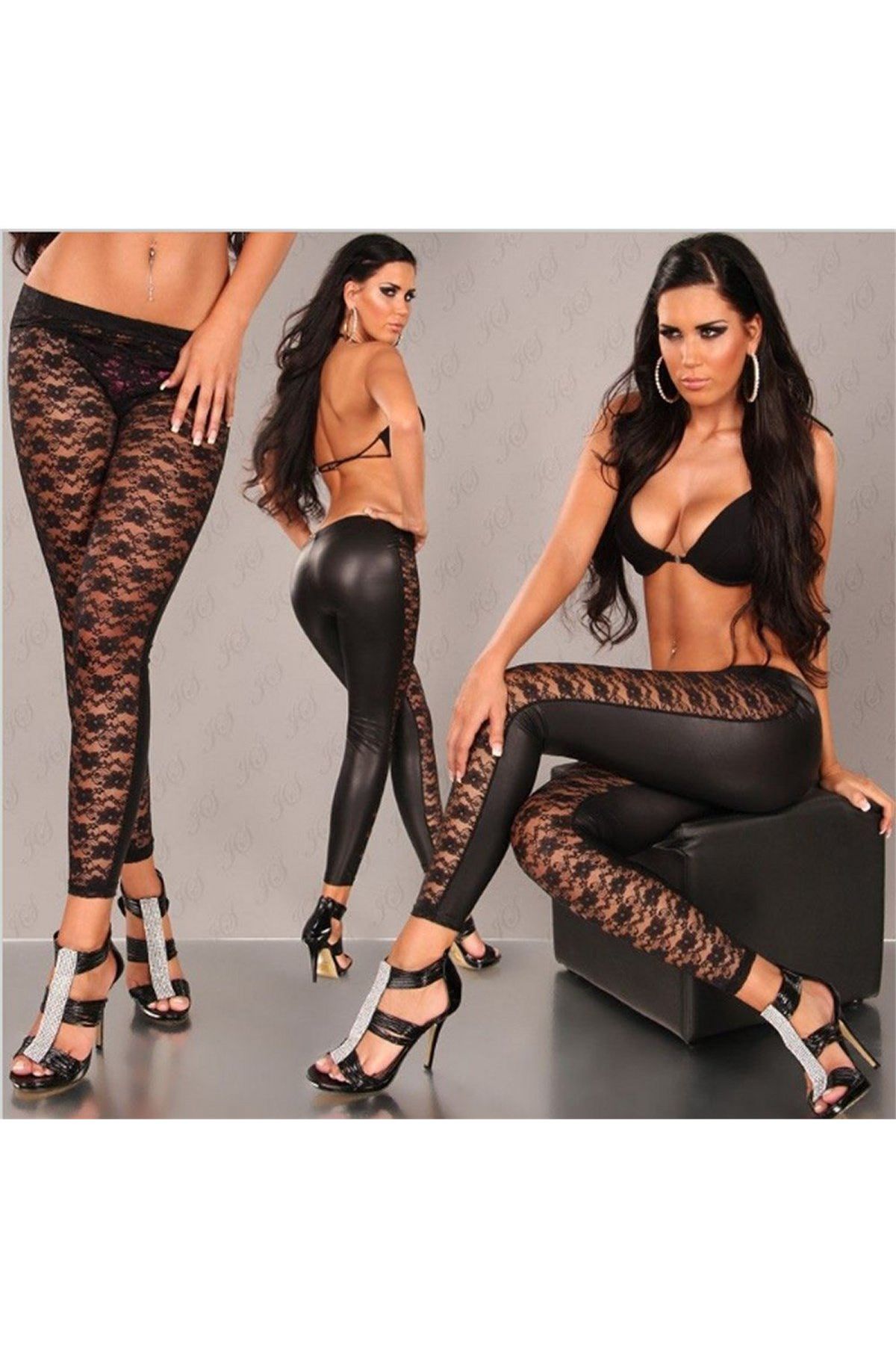 TP101300 Fantazi Dantel Tayt