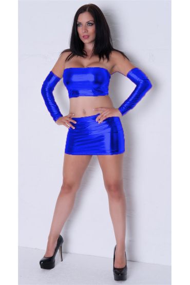 Eldivenli Etek ve Büstiyer