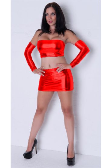 Eldivenli Etek ve Büstiyer