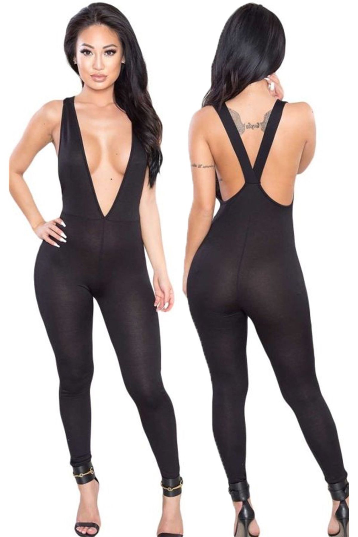 Dekolteli Tulum Tayt