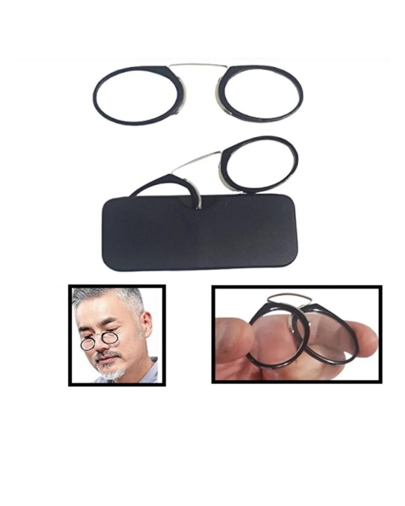 Burun Üstü Mini Sapsız 3.5x Gözlük Büyüteç