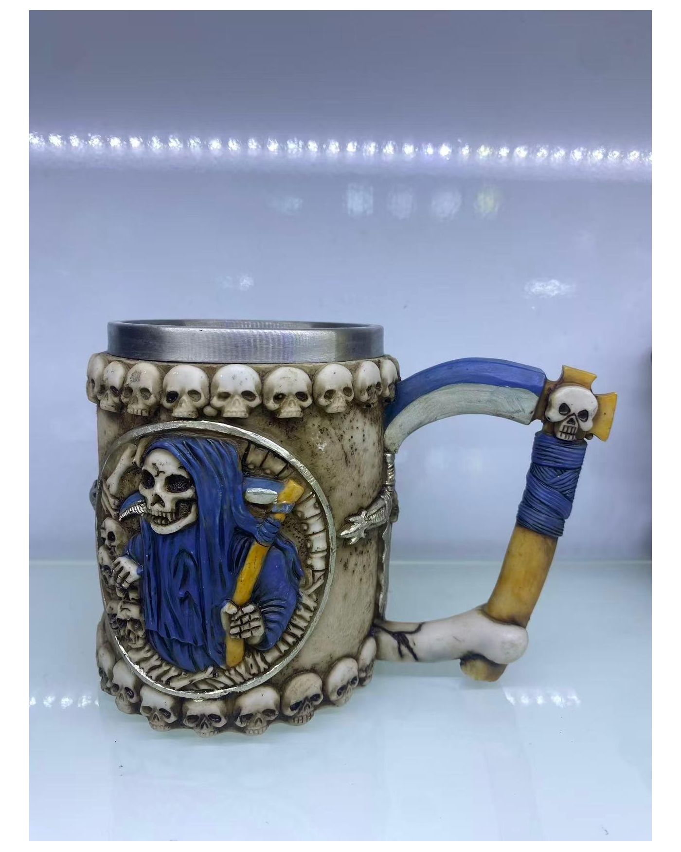 Azrail Çelik Kupa Bardak Kod 220027