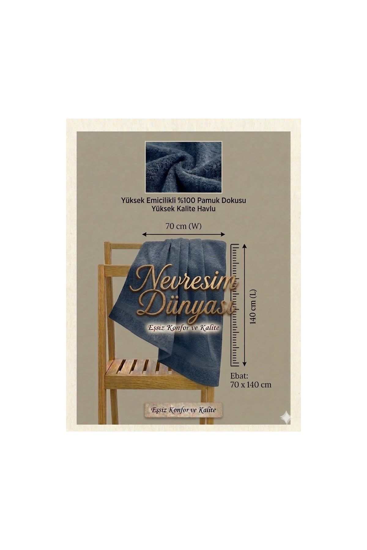 Prime Hlu 70x140 Lacivert