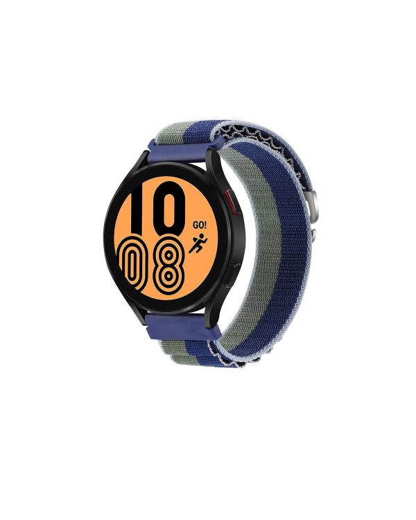 Watch 22mm Kr410 Kumaş Kordon - Lacivert-yeşil