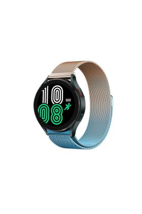 Watch 22mm Metal Mıknatıslı Kordon - Metalik Gold-mi