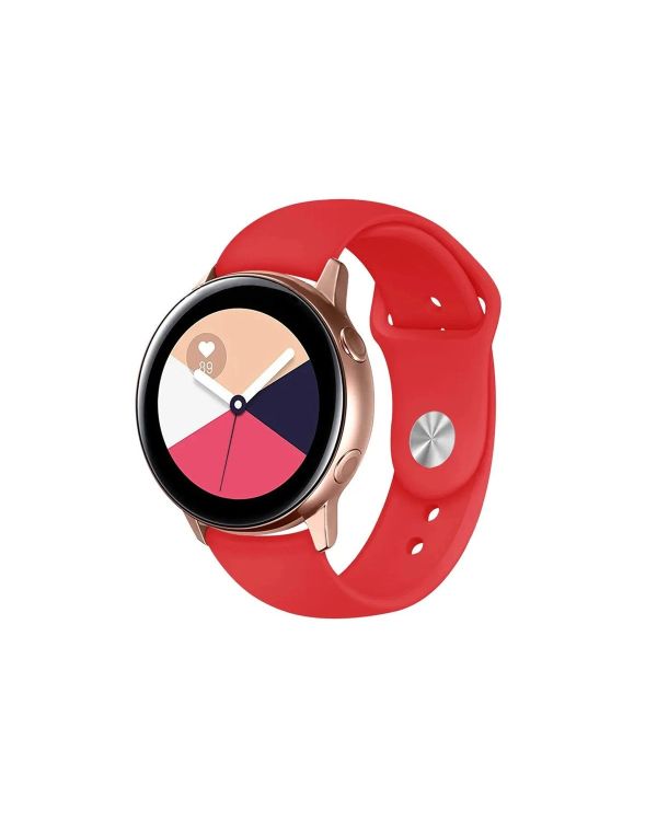 Watch 22mm Klasik Kordon - Kırmızı