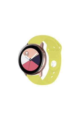 Watch 20mm Klasik Kordon - Sarı