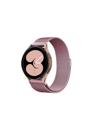 Galaxy Watch 4 Metal Mıknatıslı Kordon - Rose