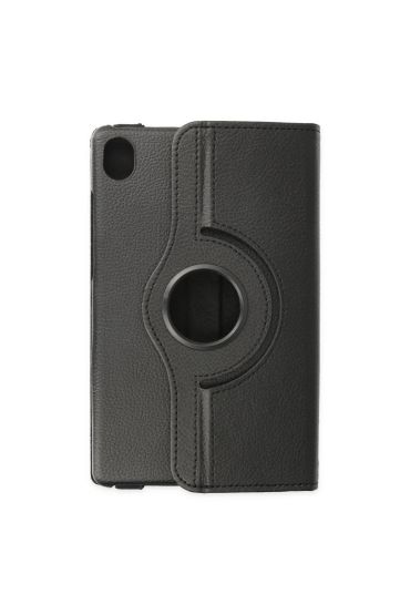 Lenovo Tab M8 Kılıf 360 Tablet Deri Kılıf - Siyah