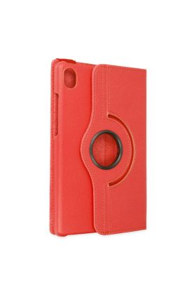 Lenovo Tab M8 Kılıf 360 Tablet Deri Kılıf - Kırmızı