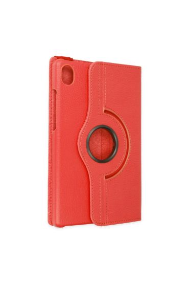 Lenovo Tab M8 Kılıf 360 Tablet Deri Kılıf - Kırmızı