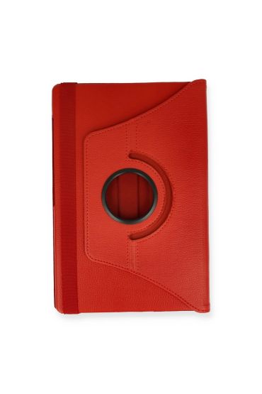 Lenovo M10 Fhd Plus X606f Kılıf 360 Tablet Deri Kılıf - Kırmızı