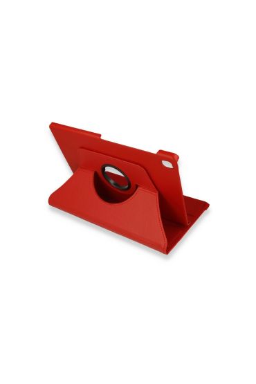 Lenovo M10 Fhd Plus X606f Kılıf 360 Tablet Deri Kılıf - Kırmızı