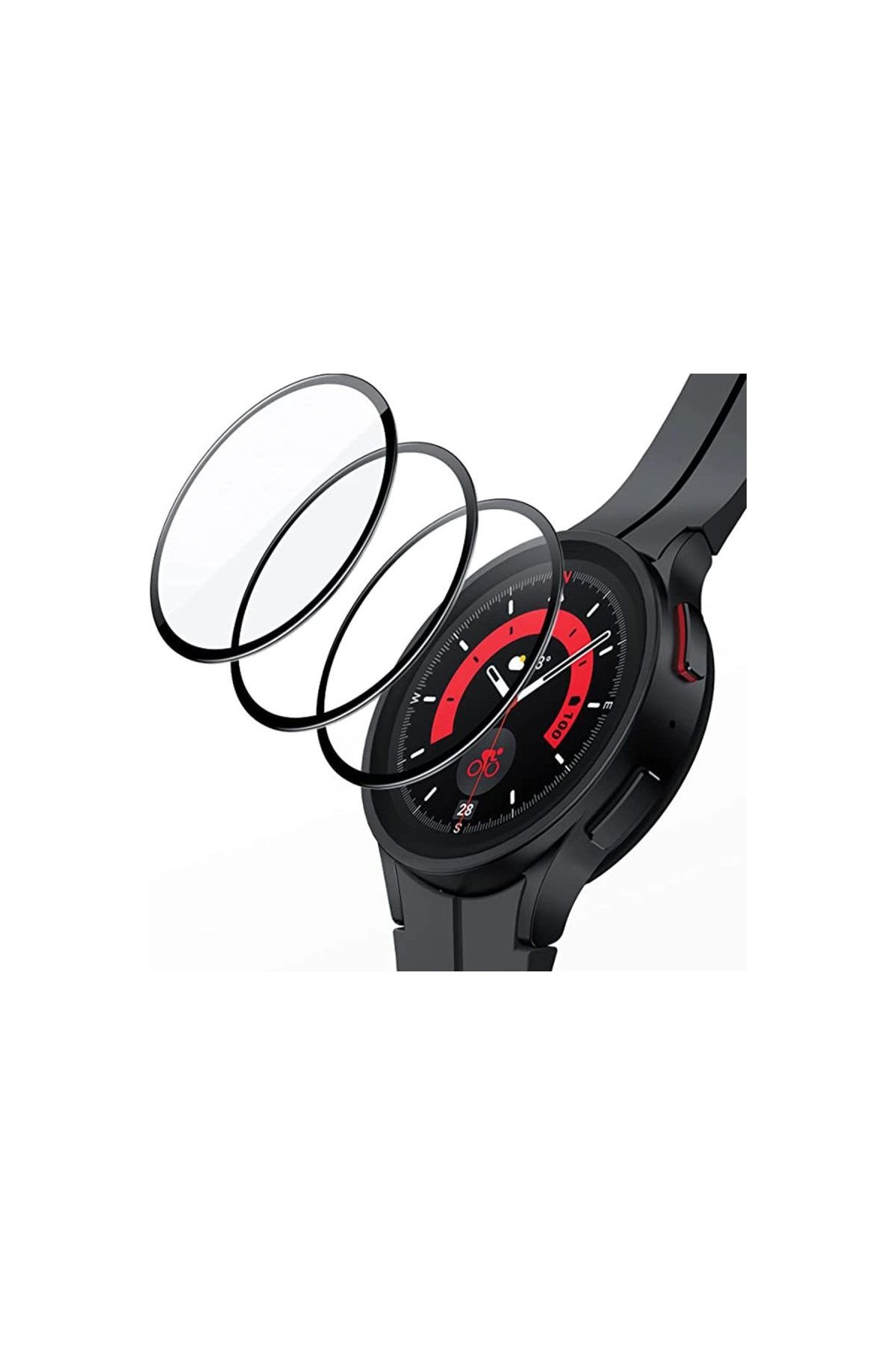 Watch 5 Pro 45mm Polymer Nano Ekran Koruyucu - Şeffaf