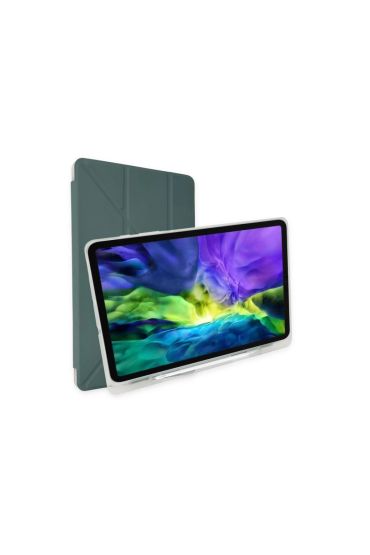   Pad Kılıf Kalemlikli Mars Tablet Kılıfı - Koyu Yeşil