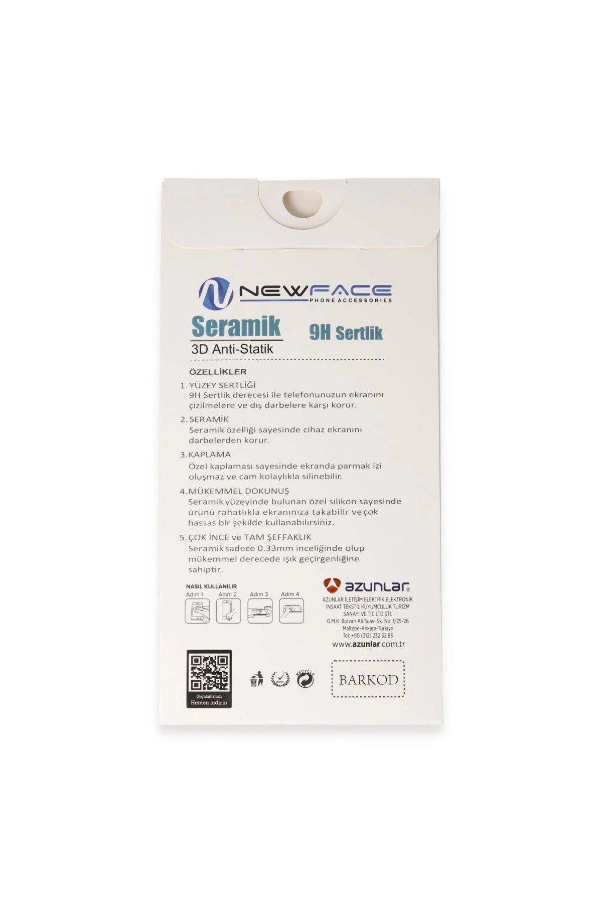   Note 12 4g 3d Antistatik Seramik Nano Ekran Koruyucu