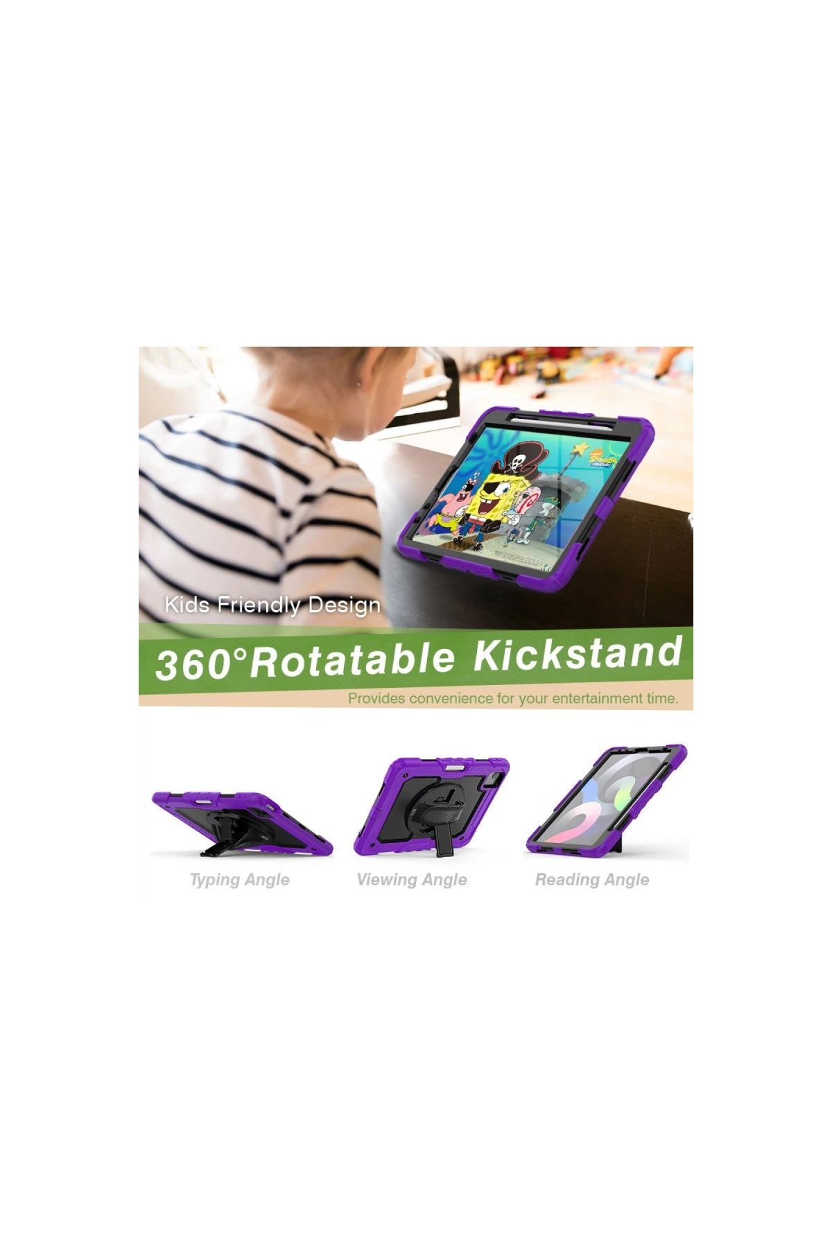 İpad Pro 11 (2020) Kılıf Pars Tablet Kapak - Mor