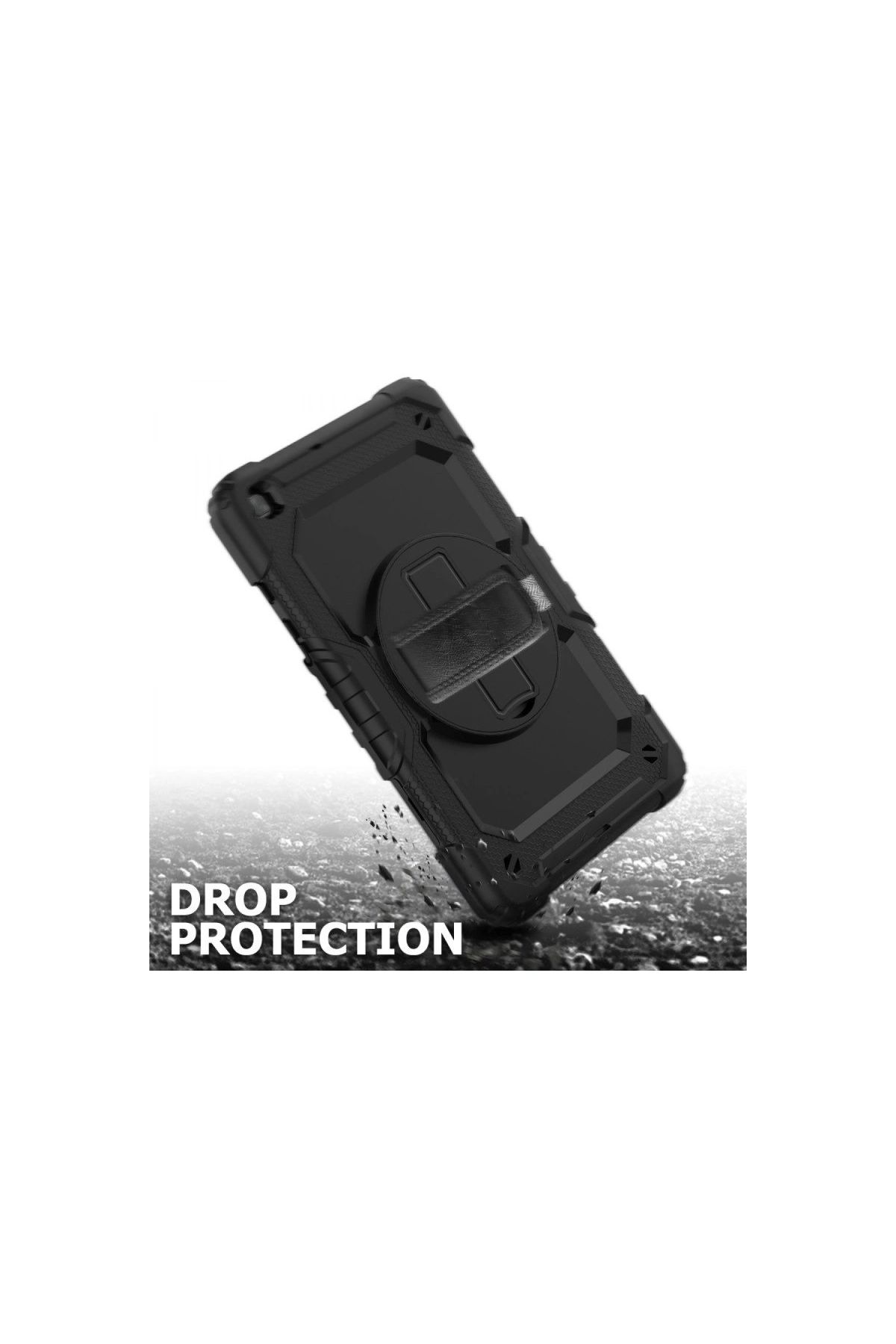  Galaxy T290 Tab A 8 Kılıf Pars Tablet Kapak - Siyah