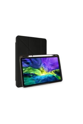 İpad Air 4 10.9 Kılıf Kalemlikli Mars Tablet Kılıfı - Siyah