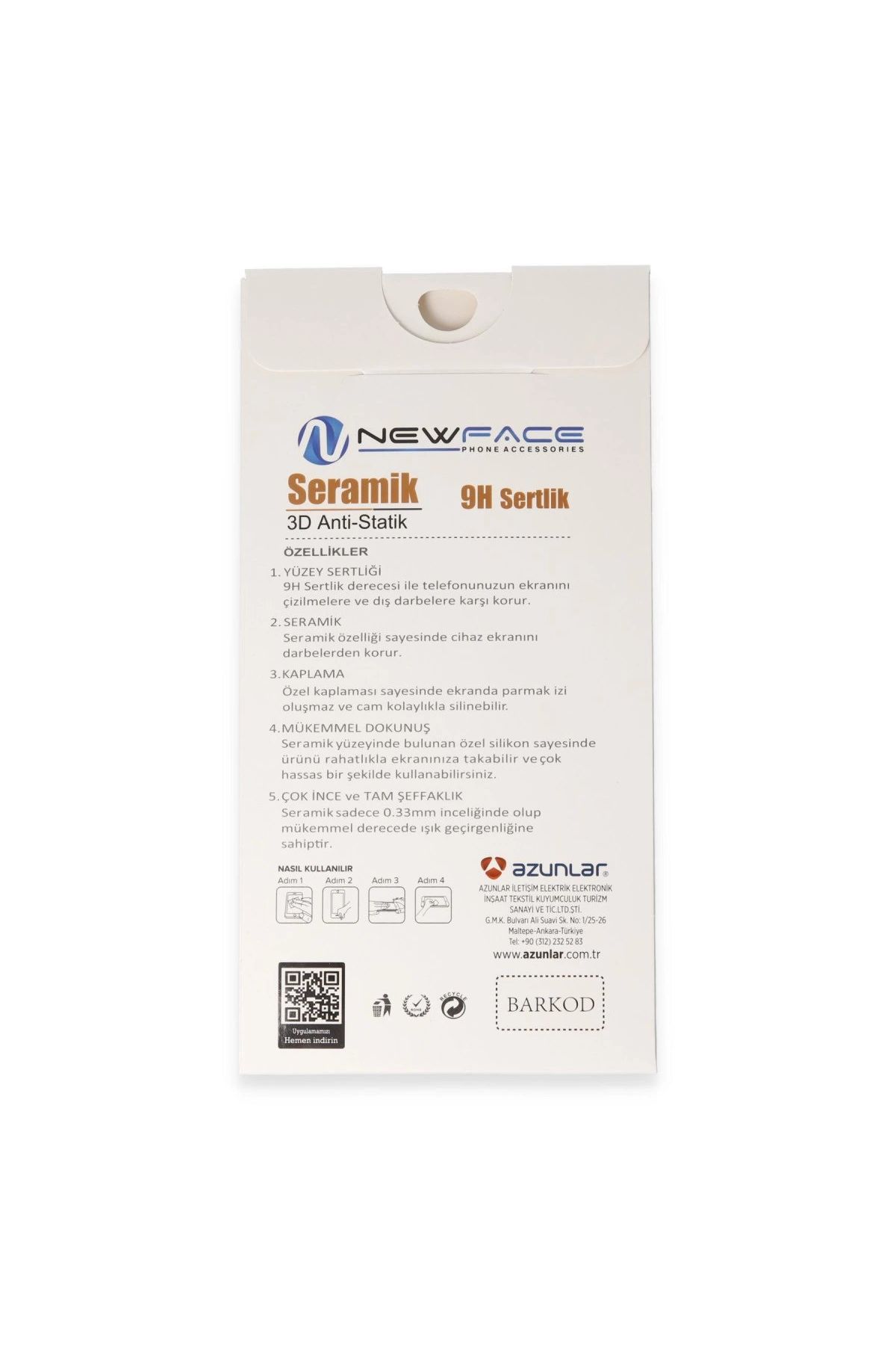  A15 3d Antistatik Mat Seramik Nano Ekran Koruyucu