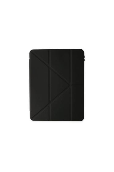 İpad Pro 12.9 (2021) Kılıf Kalemlikli Mars Tablet Kılıfı - Siyah