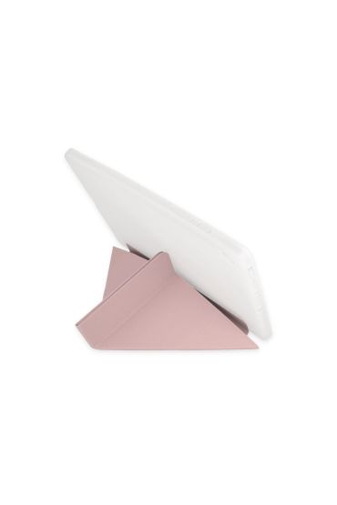 İpad Pro 12.9 (2021) Kılıf Kalemlikli Mars Tablet Kılıfı - Rose Gold