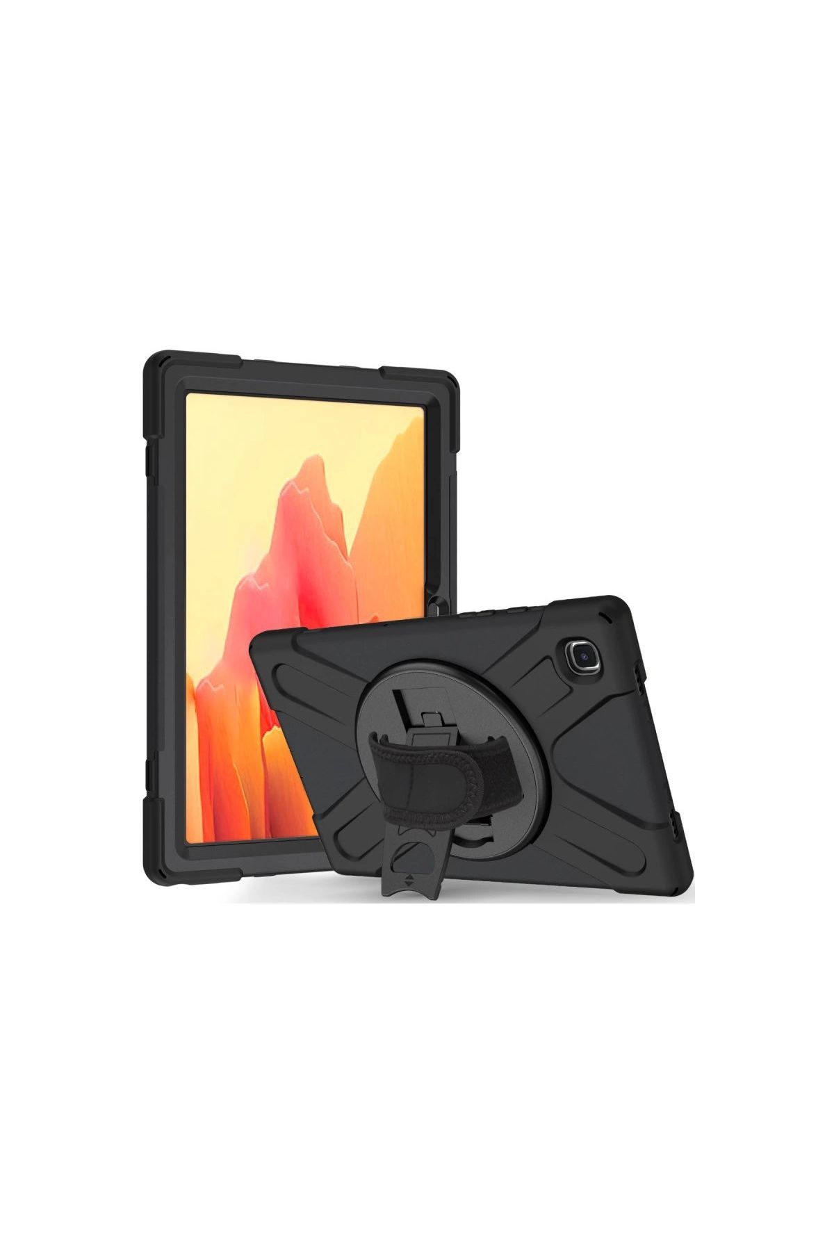  Galaxy T220 Tab A7 Lite 8.7 Kılıf Amazing Tablet Kapak - Siyah