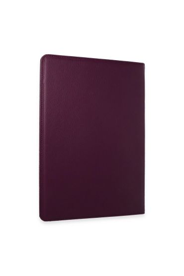  Galaxy X610 Tab S9 Fe Plus 12.4 Kılıf 360 Tablet Deri Kılıf - Mürdüm