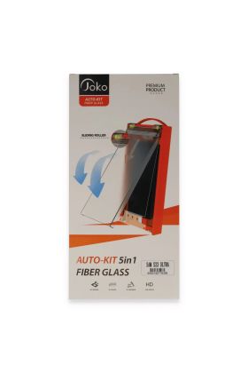 Joko  Galaxy S23 Ultra Autokit 5in1 Fiber Hayalet Cam Ekran Koruyucu