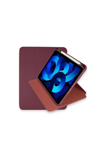 İpad Pro 11 (2021) Kılıf Ling 360 Kalemlikli Tablet Kılıf - Mor