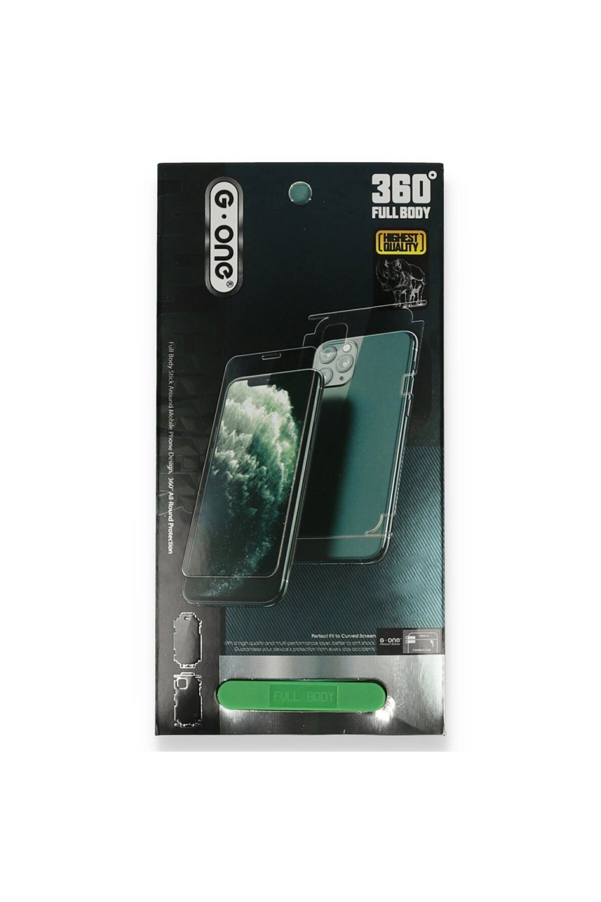 İphone 15 Pro 360 Full Body Arka Koruyucu