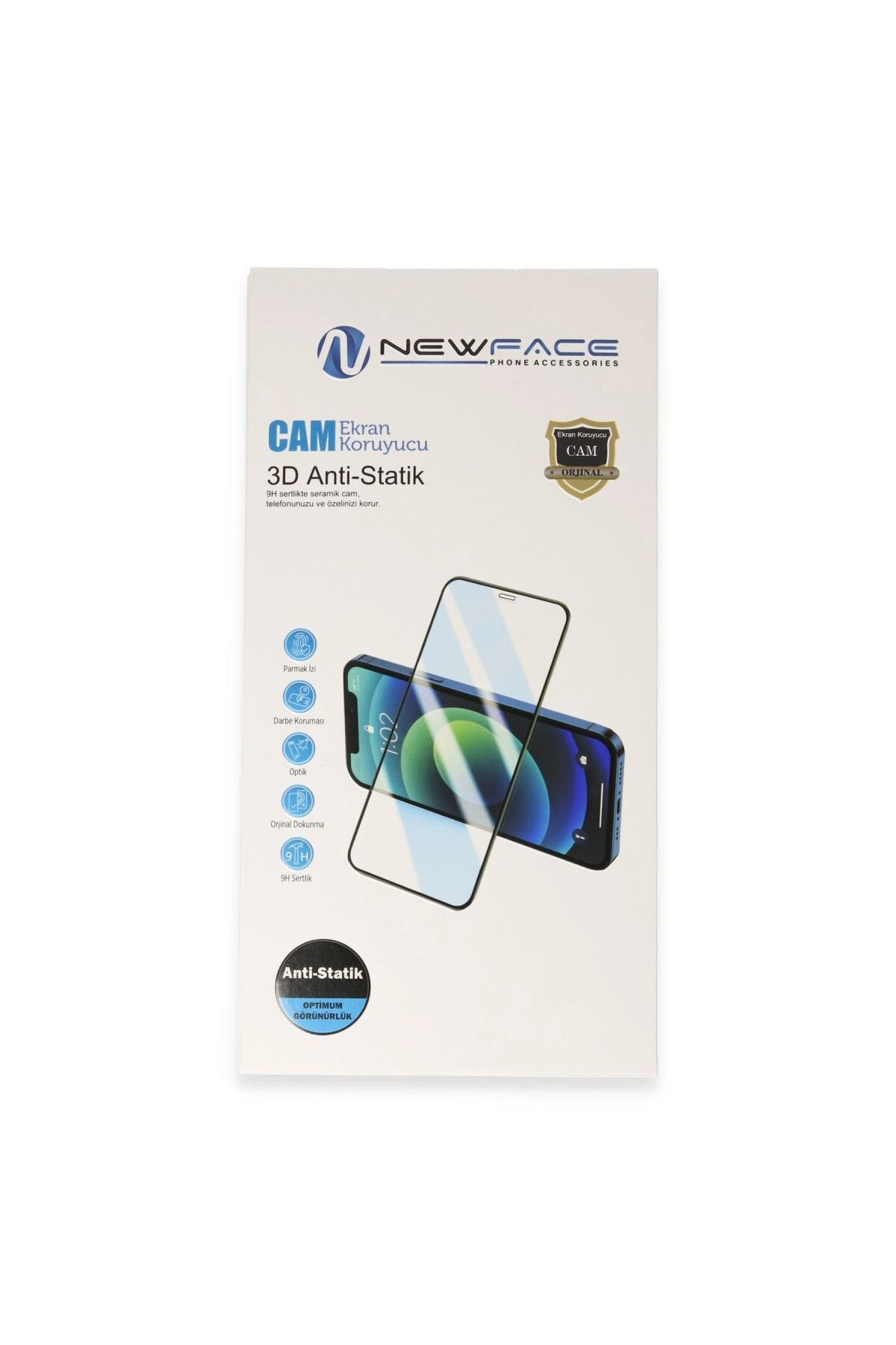 İphone 15 Pro 3d Antistatik Cam Ekran Koruyucu