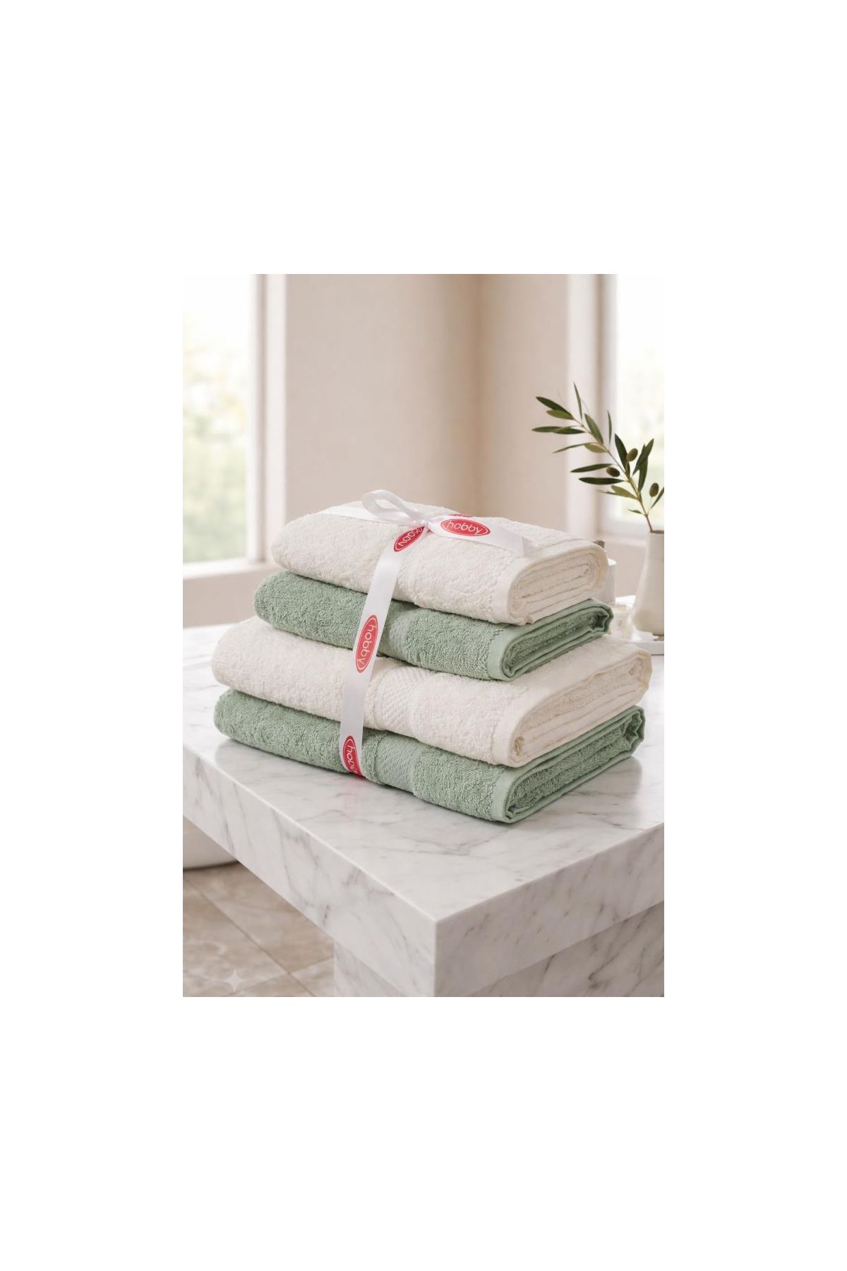 Hamam Seti Su Yeşili Beyaz