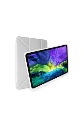  Galaxy X200 Tab A8 10.5 Kılıf Kalemlikli Mars Tablet Kılıfı - Gri