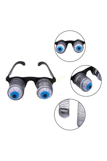 Sallanan Şaka Gözlüğü Yaylı Gözlük Akar Gözlük