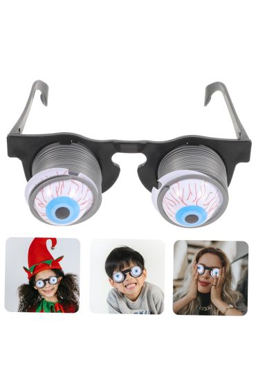 Sallanan Şaka Gözlüğü Yaylı Gözlük Akar Gözlük