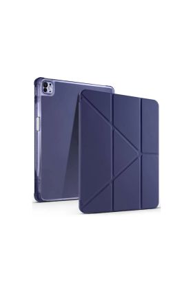  İpad Air 13 (2024) Kılıf Kalemlikli Mars Tablet Kılıfı - Lacivert