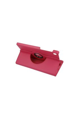  Galaxy T220 Tab A7 Lite 8.7 Kılıf 360 Tablet Deri Kılıf - Pembe