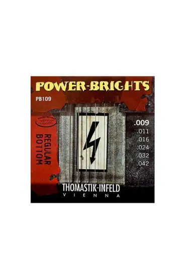 Gitar Aksesuar Elektro Power-Brights Tel Thomastik Infeld PB109 - Wires - Cosmedrome